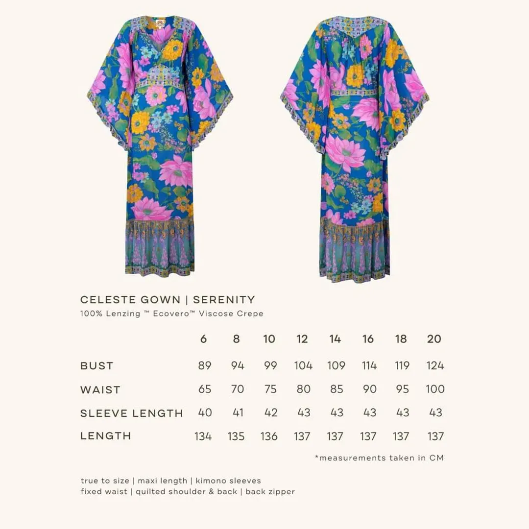 Nine Lives Bazaar Celeste Dress in Serenity  for rent on The Volte - main image