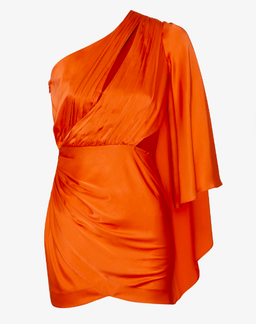 Retrofete Mae Mini Dress Orange Size 8 for rent on The Volte - image 5