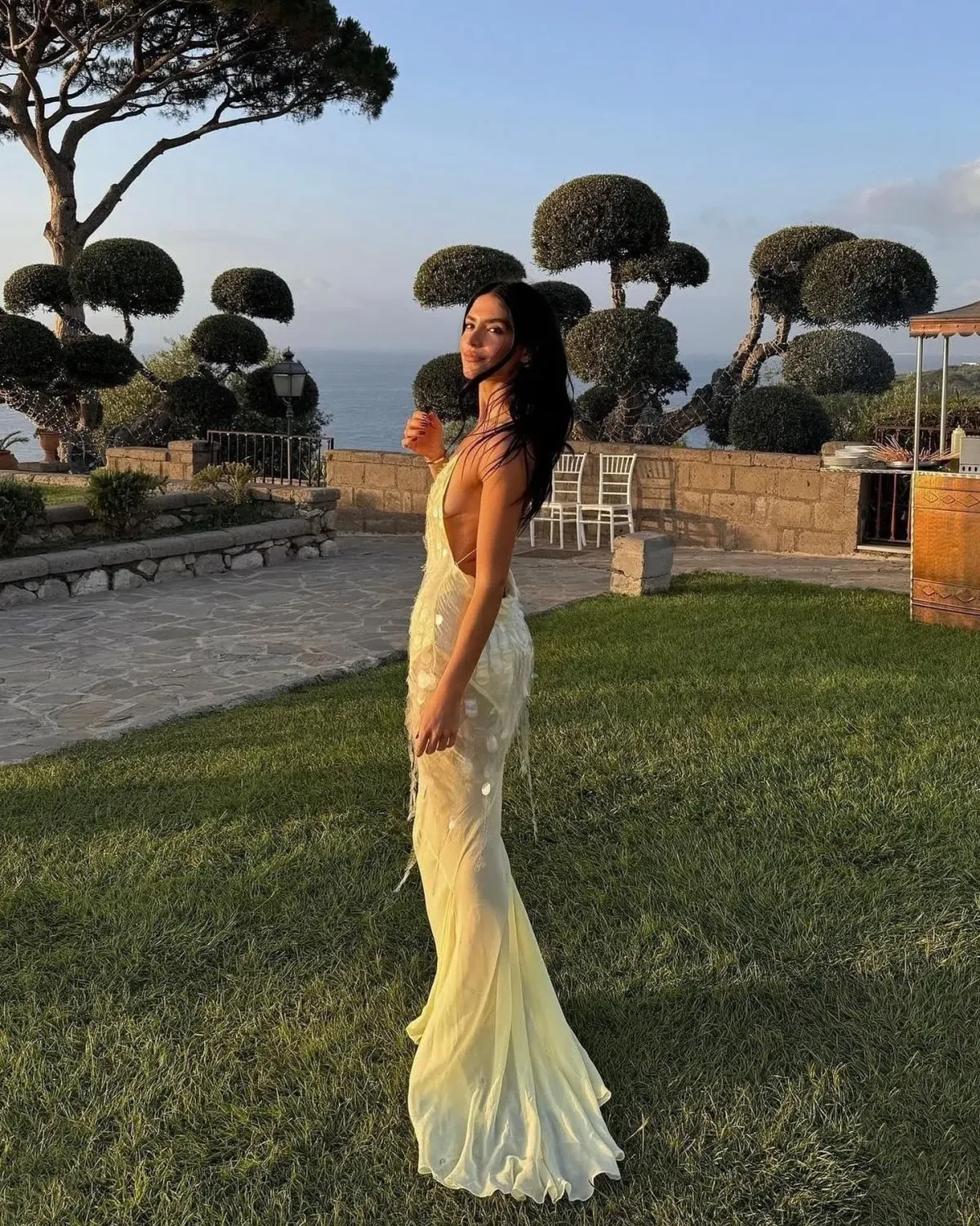 Rat & Boa Asteria Dress Yellow Size XS for rent on The Volte - main image