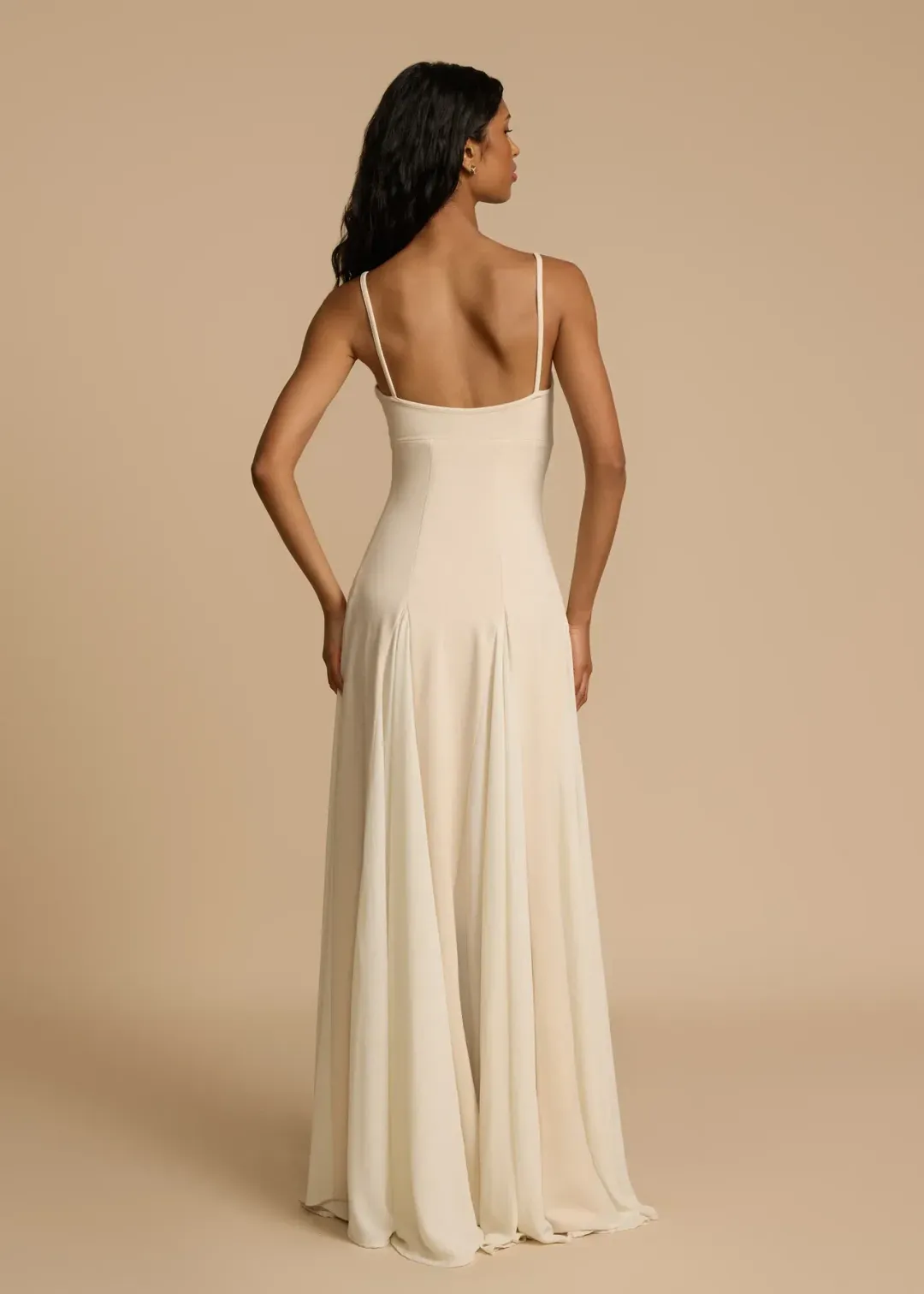 Arcina Ori  Paloma Dress in Stone Size 8  for rent on The Volte - main image