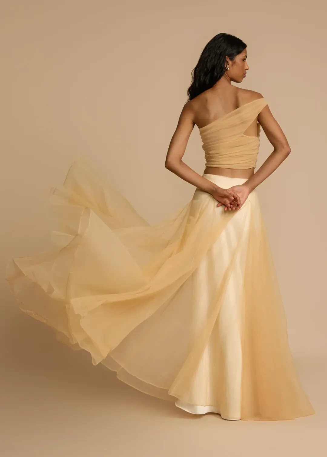 Arcina Ori Violetta Set Champagne Size AU 8  for rent on The Volte - main image