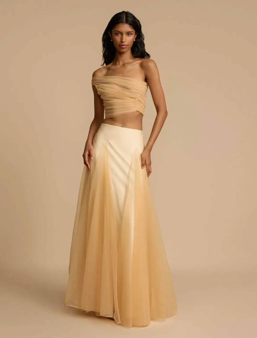 Arcina Ori Violetta Set Champagne Size AU 8  for rent on The Volte - main image