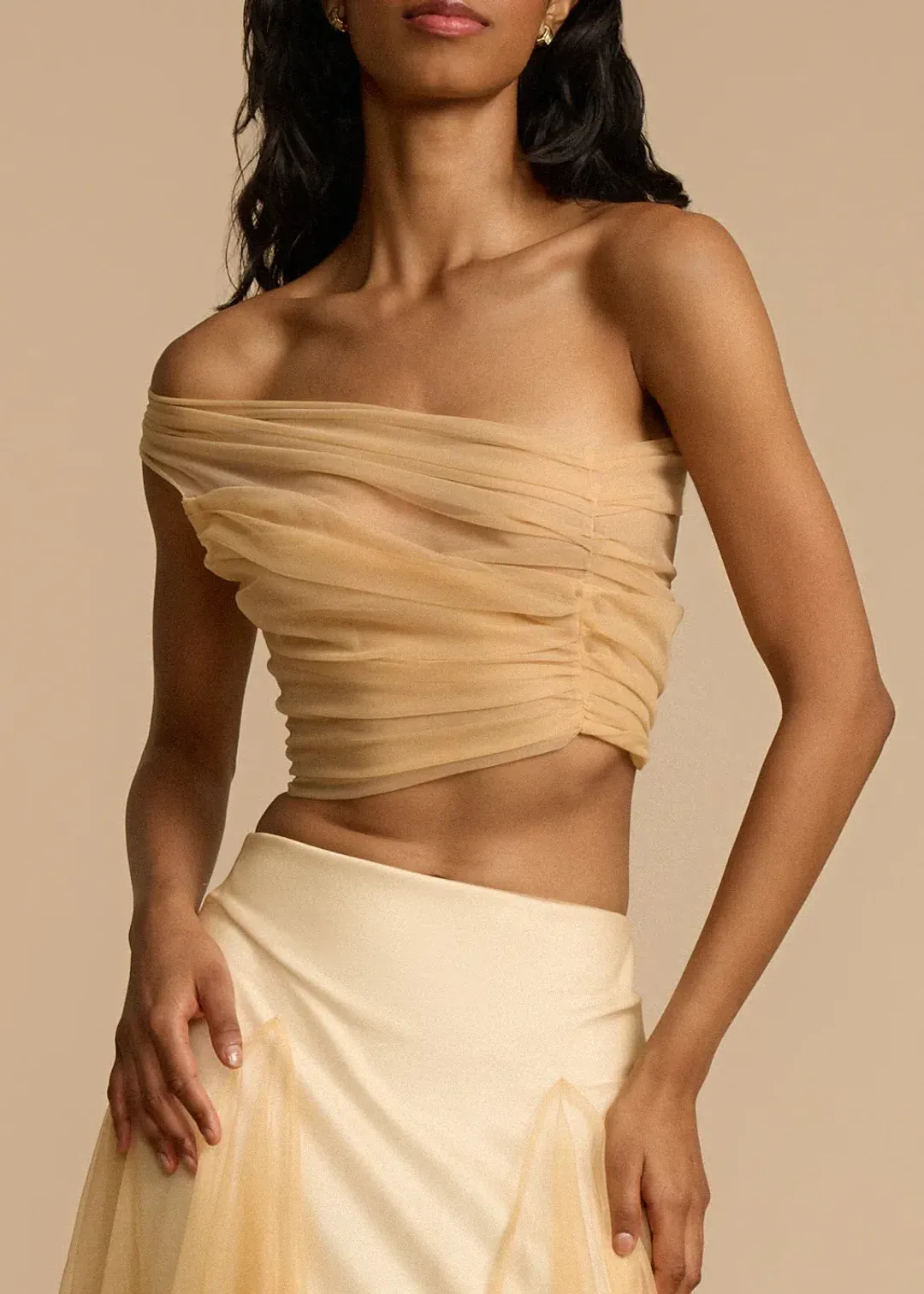 Arcina Ori Violetta Set Champagne Size AU 8  for rent on The Volte - main image