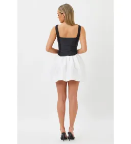 Bianca & Bridgett Alba Mini Dress Black/White Size 12  for rent on The Volte - image 2
