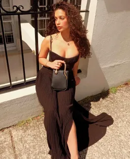 Manning Cartell Double Time Pleat Dress Black Size 10 for rent on The Volte - image 5