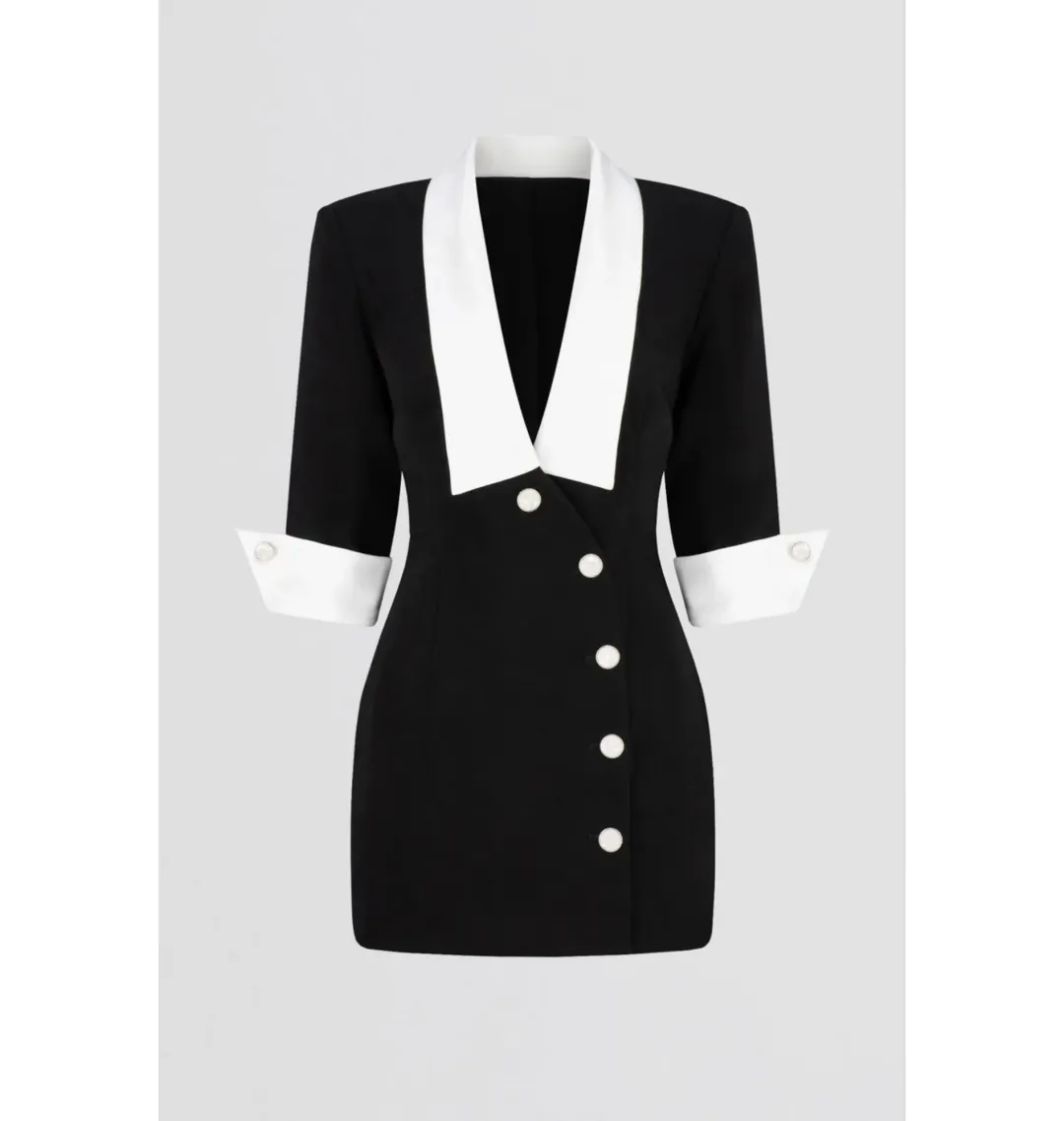 Atoir Fallon Dress In Black/Ivory Size AU 6 for rent on The Volte - main image
