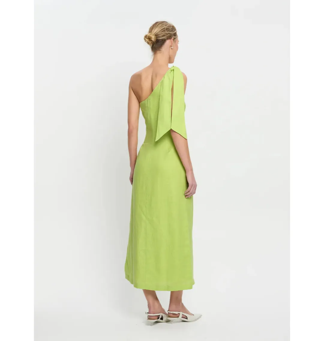 Kivari Addison Midi Dress Green Size AU 14 for rent on The Volte - main image