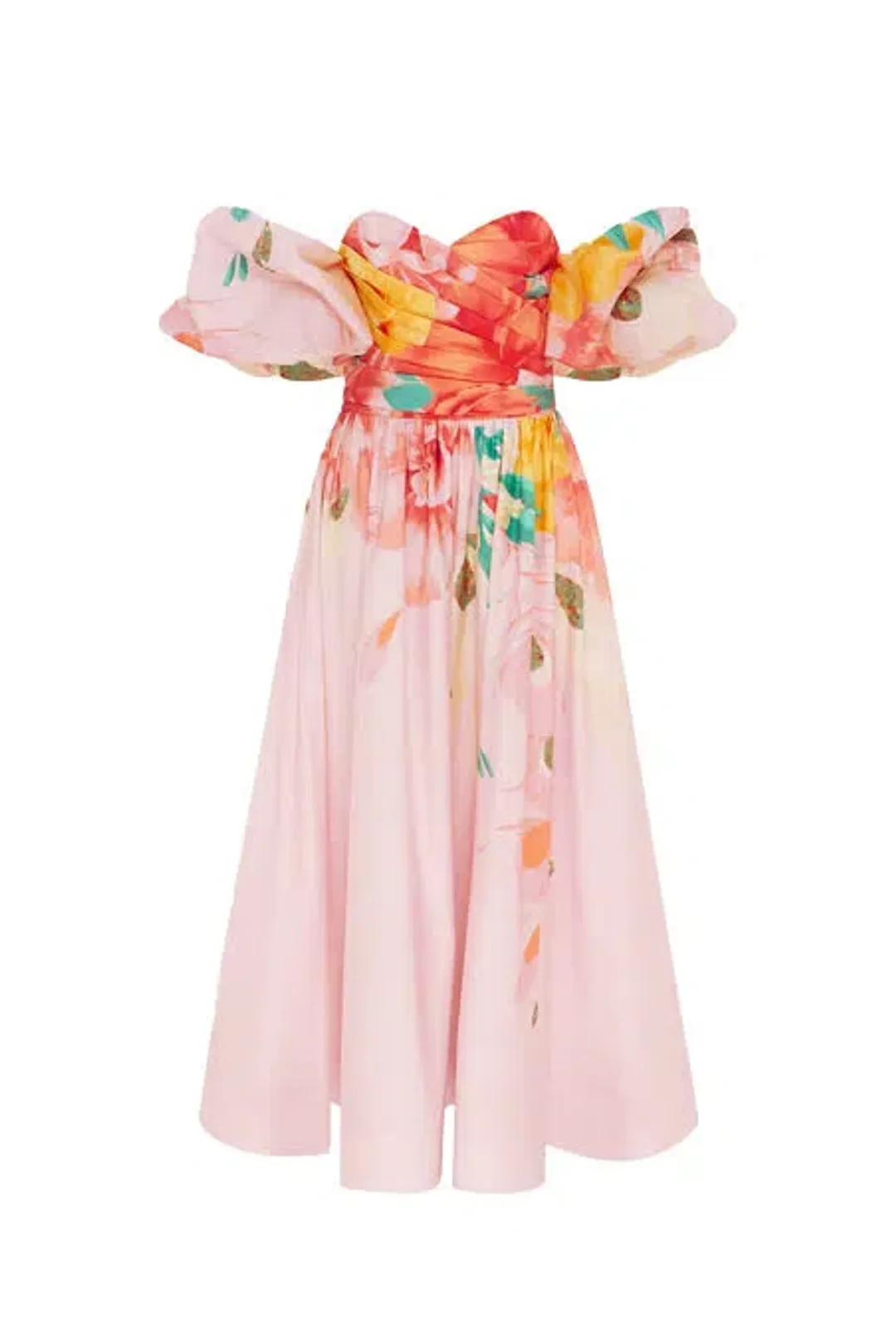 Leo Lin Maevis Midi Dress Euphoria Print Size AU 10 for rent on The Volte - main image