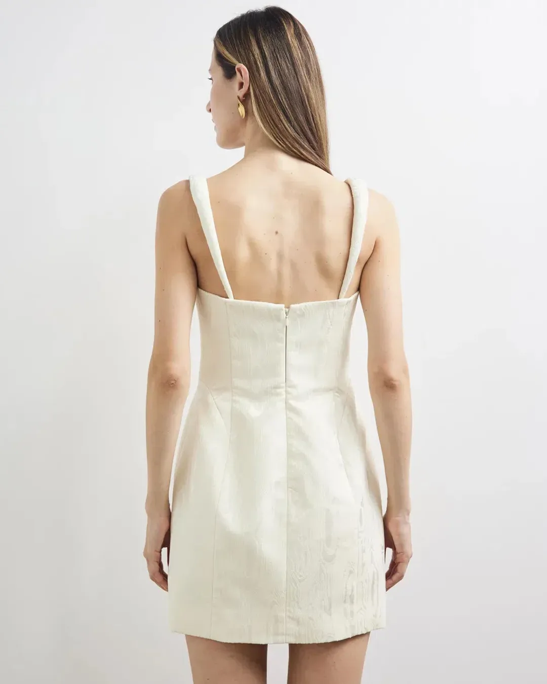 Camilla And Marc Malla Mini Dress Cream Size 8 for rent on The Volte - main image
