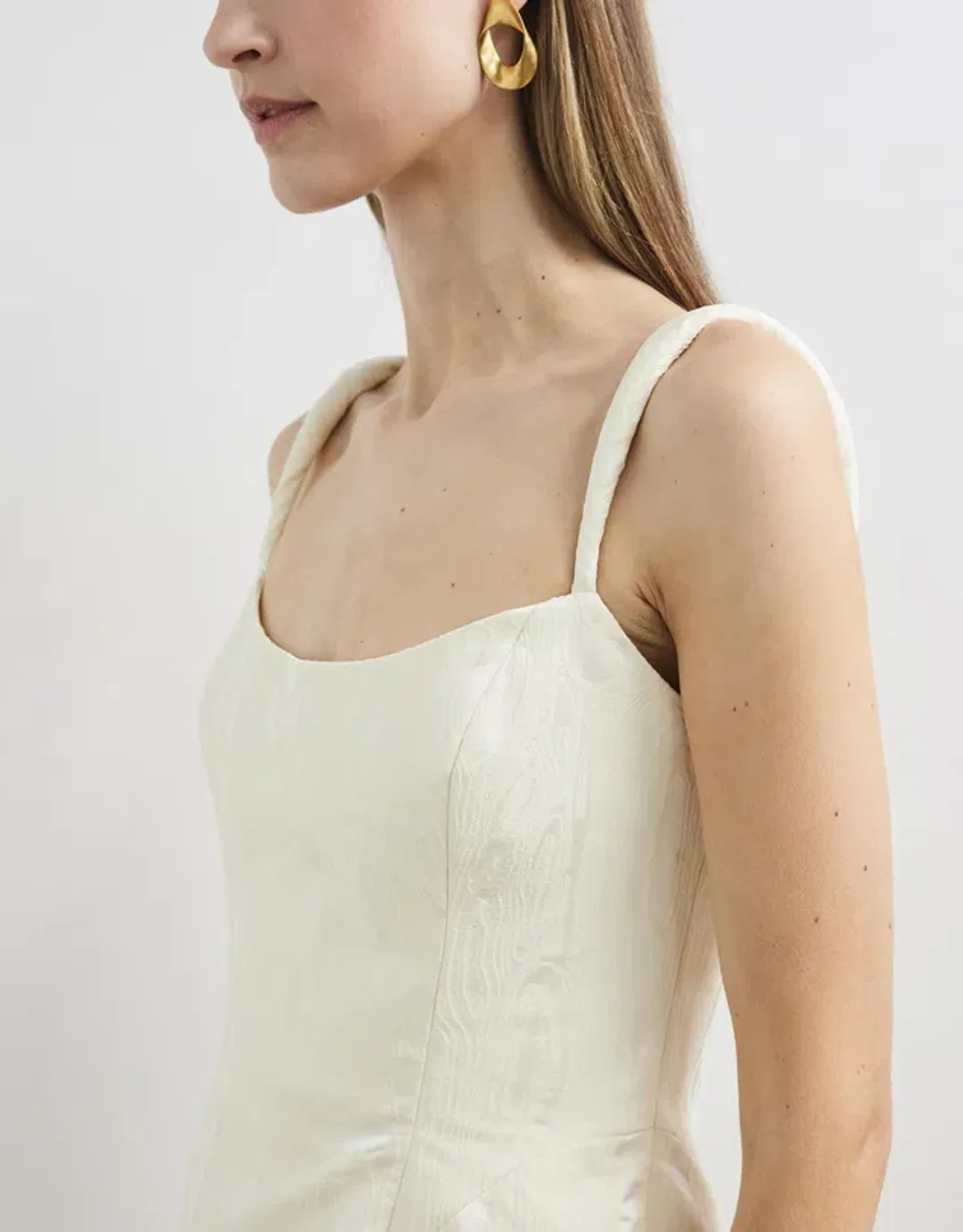 Camilla And Marc Malla Mini Dress Cream Size 8 for rent on The Volte - main image