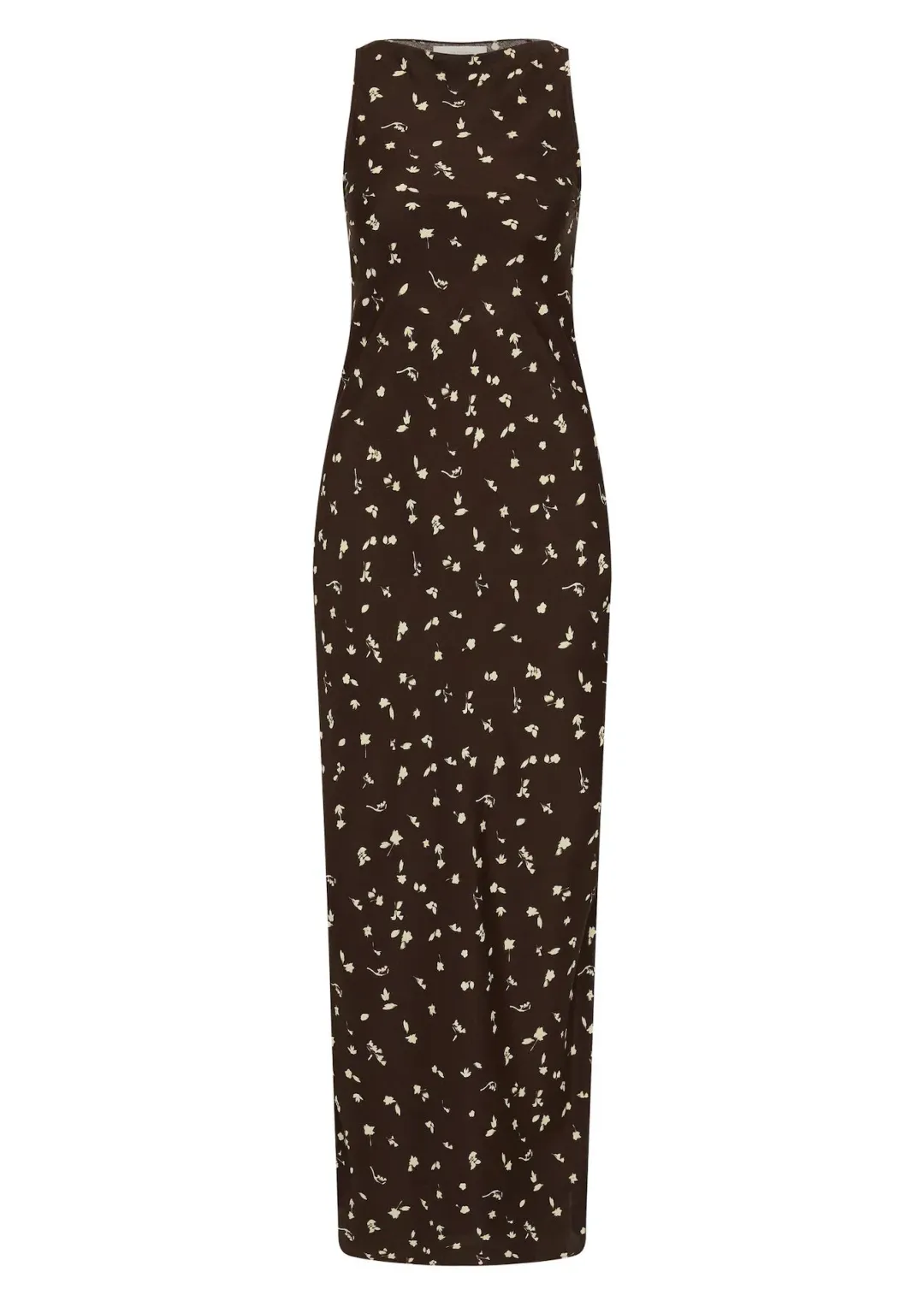 Faithfull the Brand Silya Dress Clover Brown Size 8 for rent on The Volte - main image