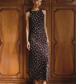 Faithfull the Brand Silya Dress Clover Brown Size 8 for rent on The Volte - image 5