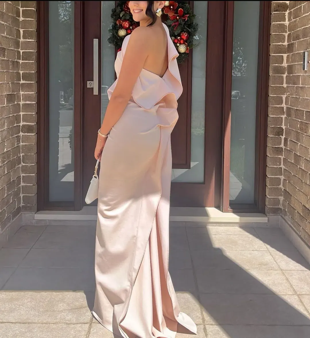 Maticevski Instrumental Gown Blush Pink Size 10  for rent on The Volte - main image