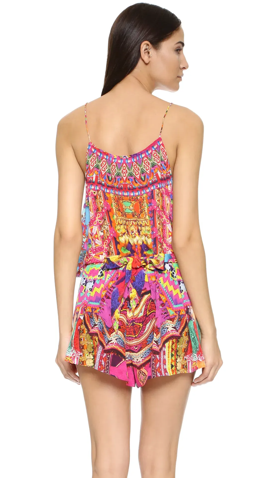 Camilla Childs Play Silk Playsuit Multi Size 8 for rent on The Volte - main image