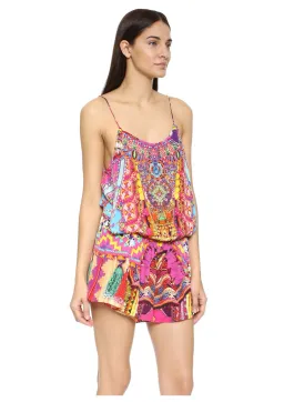 Camilla Childs Play Silk Playsuit Multi Size 8 for rent on The Volte - image 1