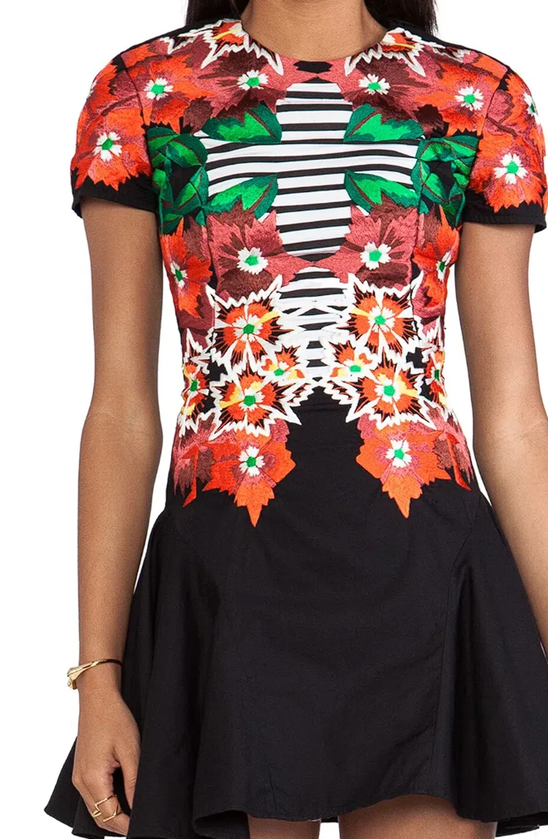 Alice McCall Earls Court Flare Skirt Mini Dress Multi Size 8 for rent on The Volte - main image