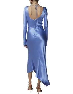 Bec & Bridge Delphine Long Sleeve Midi Dress Blue Size 8 for rent on The Volte - image 2