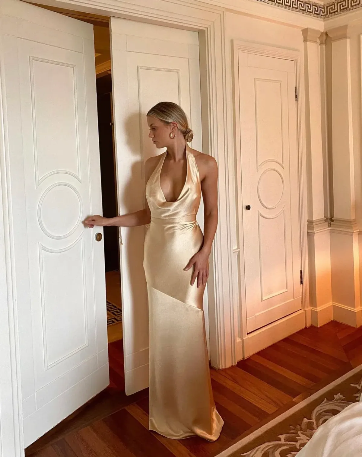 Arcina Ori Daniella Gown Gold Size S /AU 8 for rent on The Volte - main image