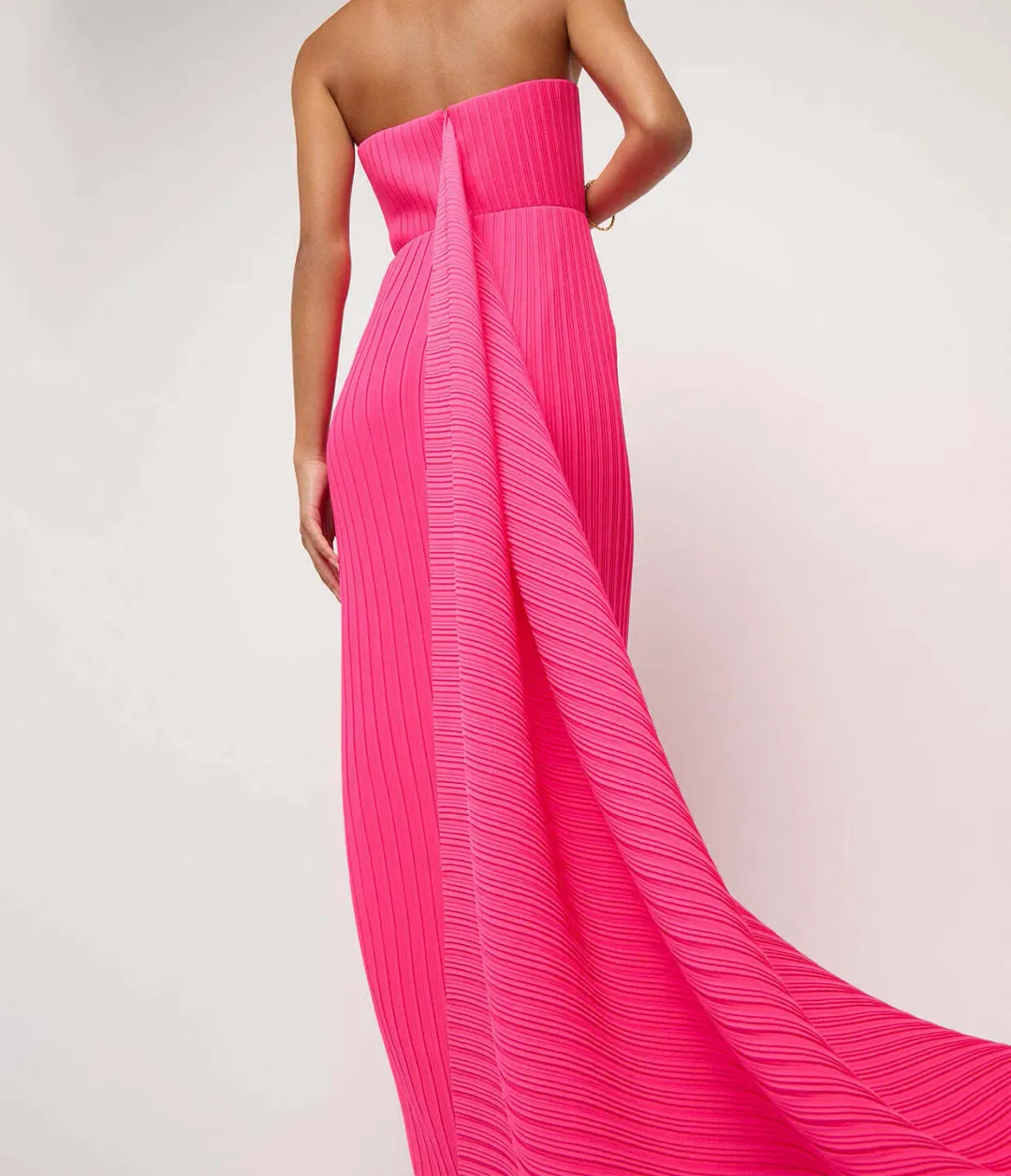 Solace London Harlee Maxi Dress Pink Size 6  for rent on The Volte - main image
