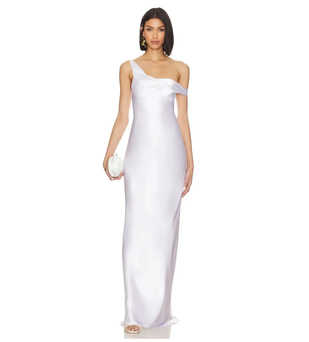 Natalie Rolt Monika Gown White Size 8  for rent on The Volte - main image