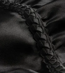 Aje Riviera Braided Midi Dress Black Size 6 for rent on The Volte - image 4