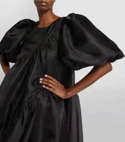 Aje Riviera Braided Midi Dress Black Size 6 for rent on The Volte - image 3