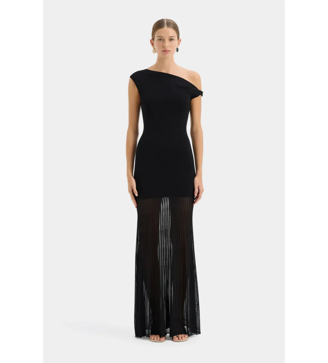 Sir The Label Indigo Twist Gown Black Size 2/Au 10 for rent on The Volte - main image