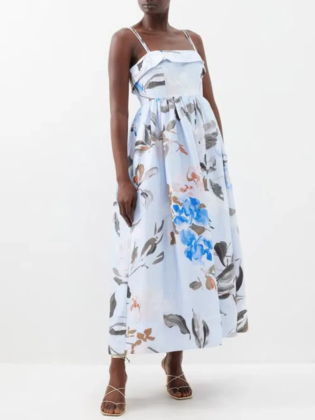 Aje Untamed Midi Dress Divine Orchid Size 16 for rent on The Volte - main image