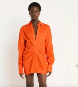 Sass and Bide Club Nocturno Mini Dress Blood Orange Size 12 for rent on The Volte - image 2