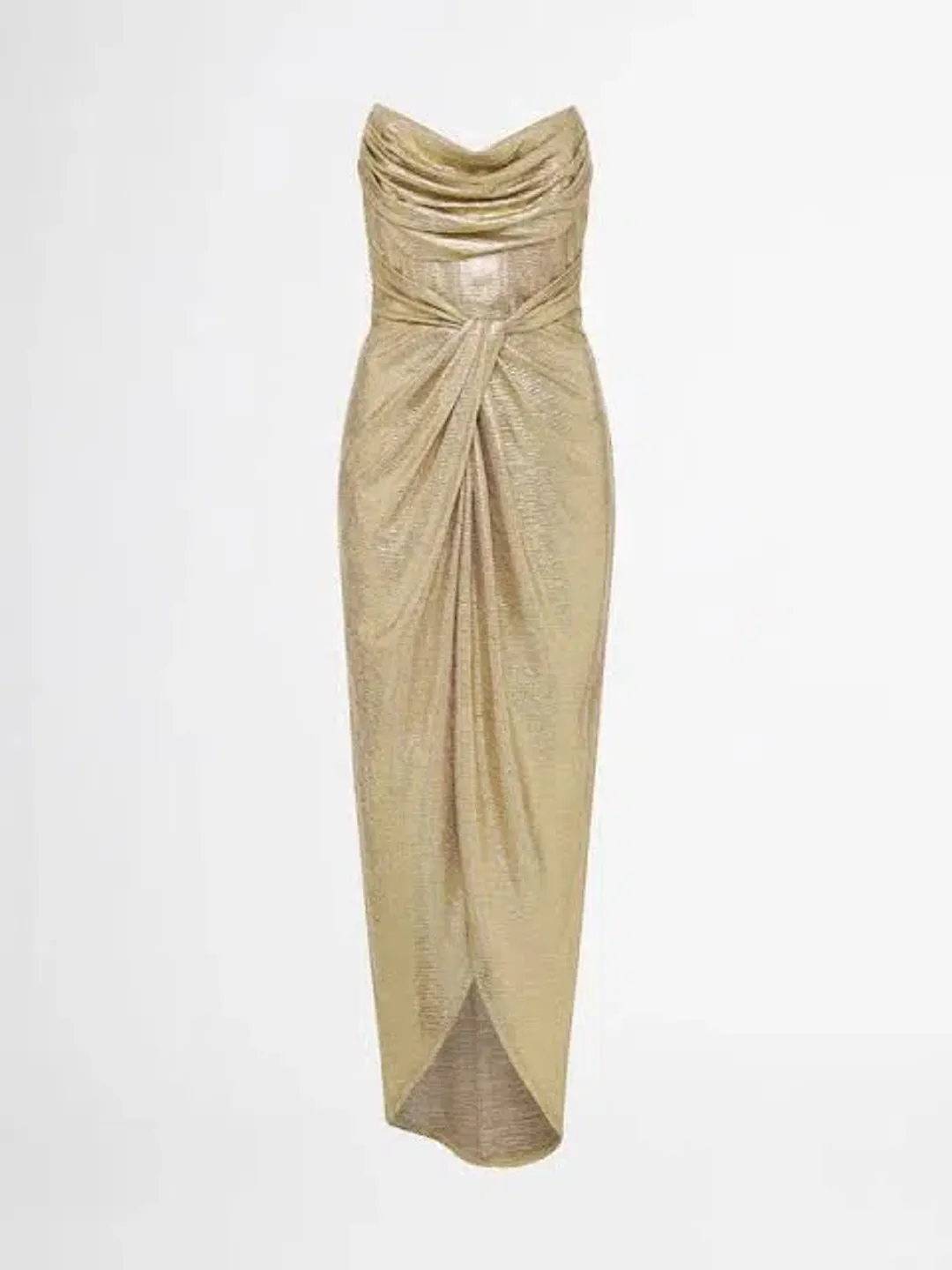 Sheike Cosmopolitan Dress in Gold Size 14  for rent on The Volte - main image