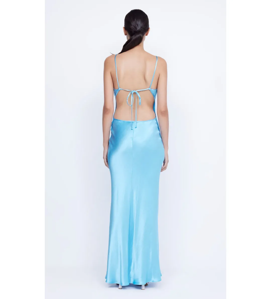Bec and Bridge Quinn Maxi Dress in Topaz Blue Size 8 for rent on The Volte - main image