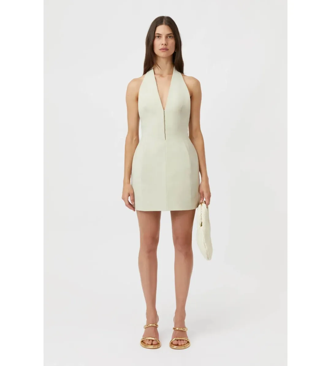 Camilla And Marc Petra Dress Pistachio Size 8 for rent on The Volte - main image