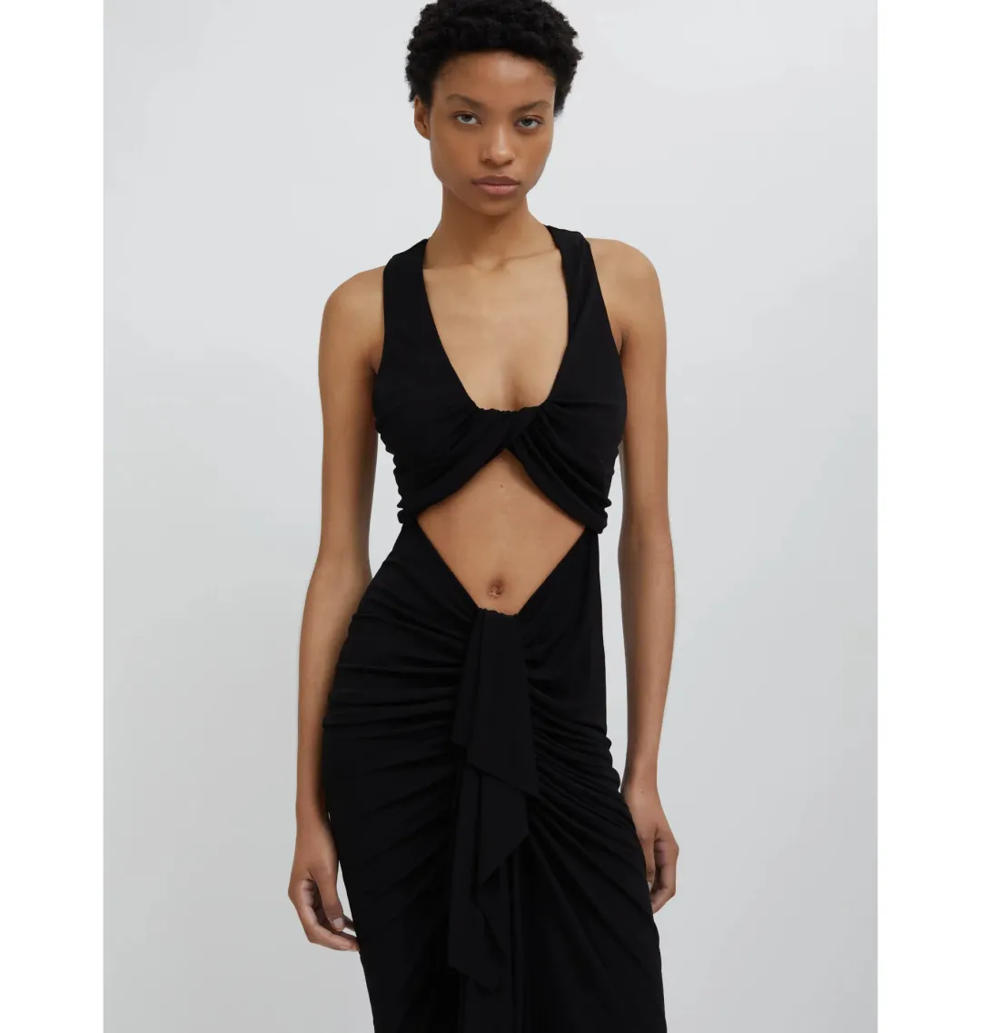 Christopher Esber Vivenda Gown Black Size AU 6  for rent on The Volte - main image