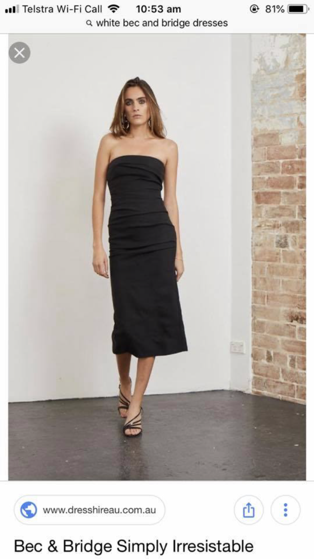 bec and bridge simply irresistible dress size 6 for rent on The Volte - main image