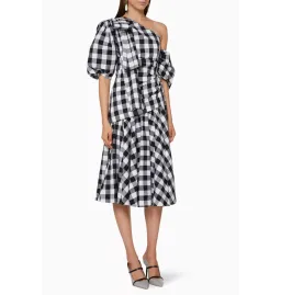 Acler Kieves Dress Black and White Size AU 12 for rent on The Volte - image 1