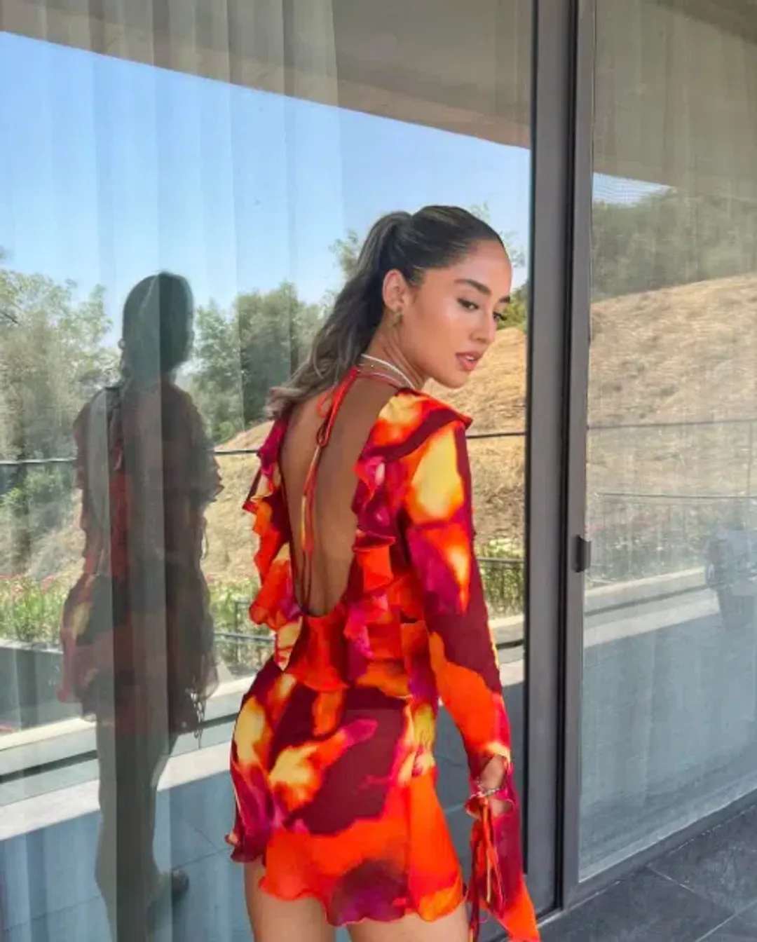 Rat & Boa Dali Dress  in Multi Size XS / AU 6 for rent on The Volte - main image