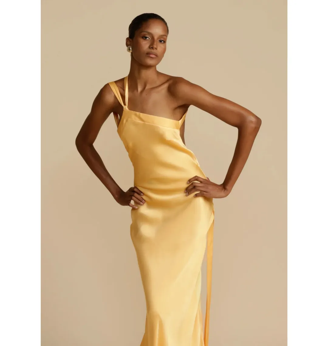 Arcina Ori Monique Dress Yellow Size AU 6 for rent on The Volte - main image