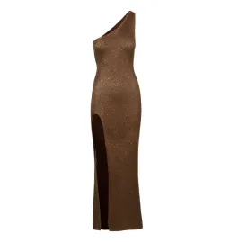 Asta Resort Split Sofia Dress Chocolate Size Small / AU 8 for rent on The Volte - image 5