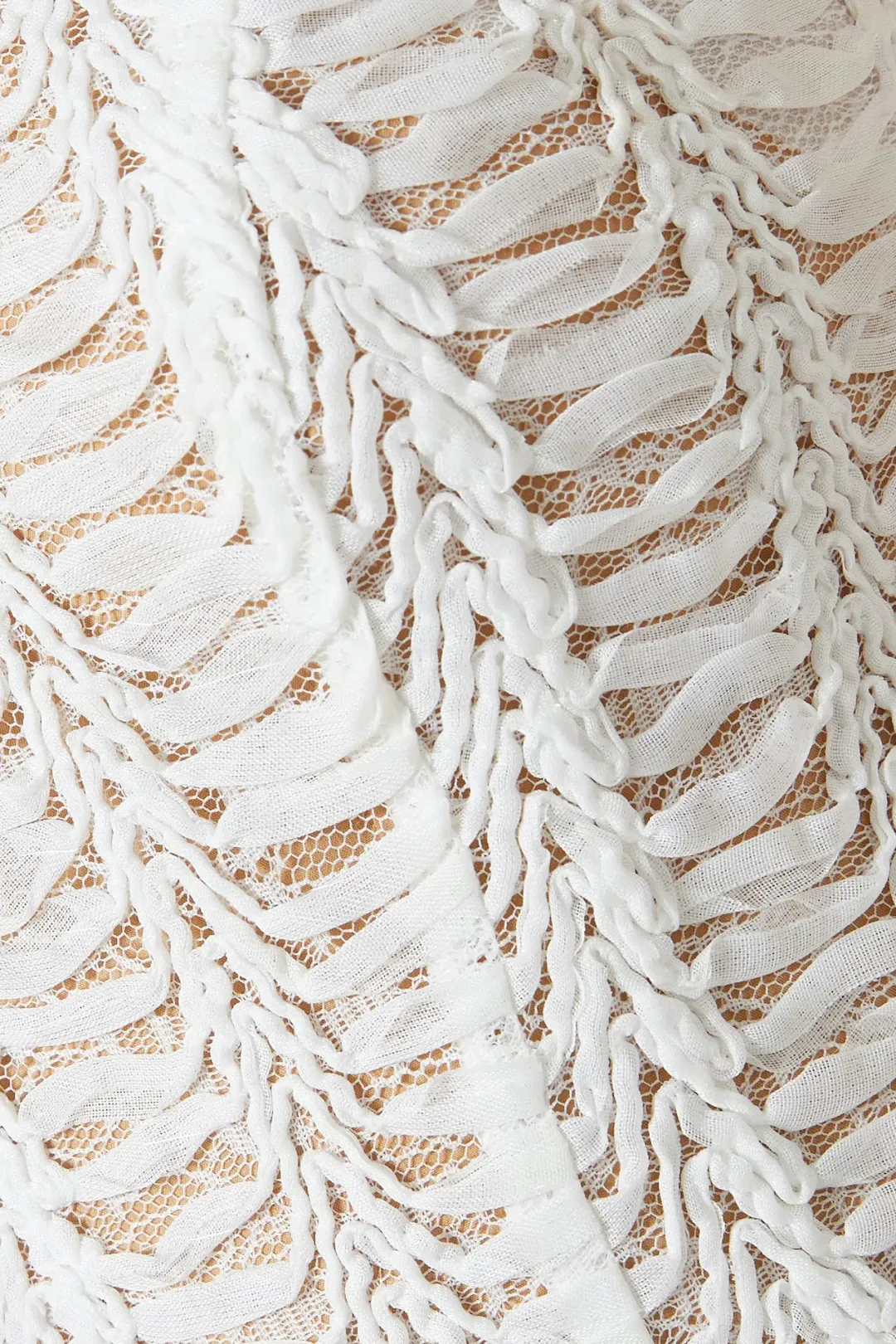 Elliatt Malina Lace Tulle Midi Dress in Ivory Size S / AU 8 for rent on The Volte - main image