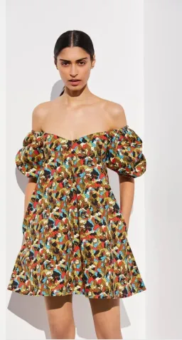 Scanlan Theodore Trapeze Mini Dress Print Size 10 AU for rent on The Volte - image 2