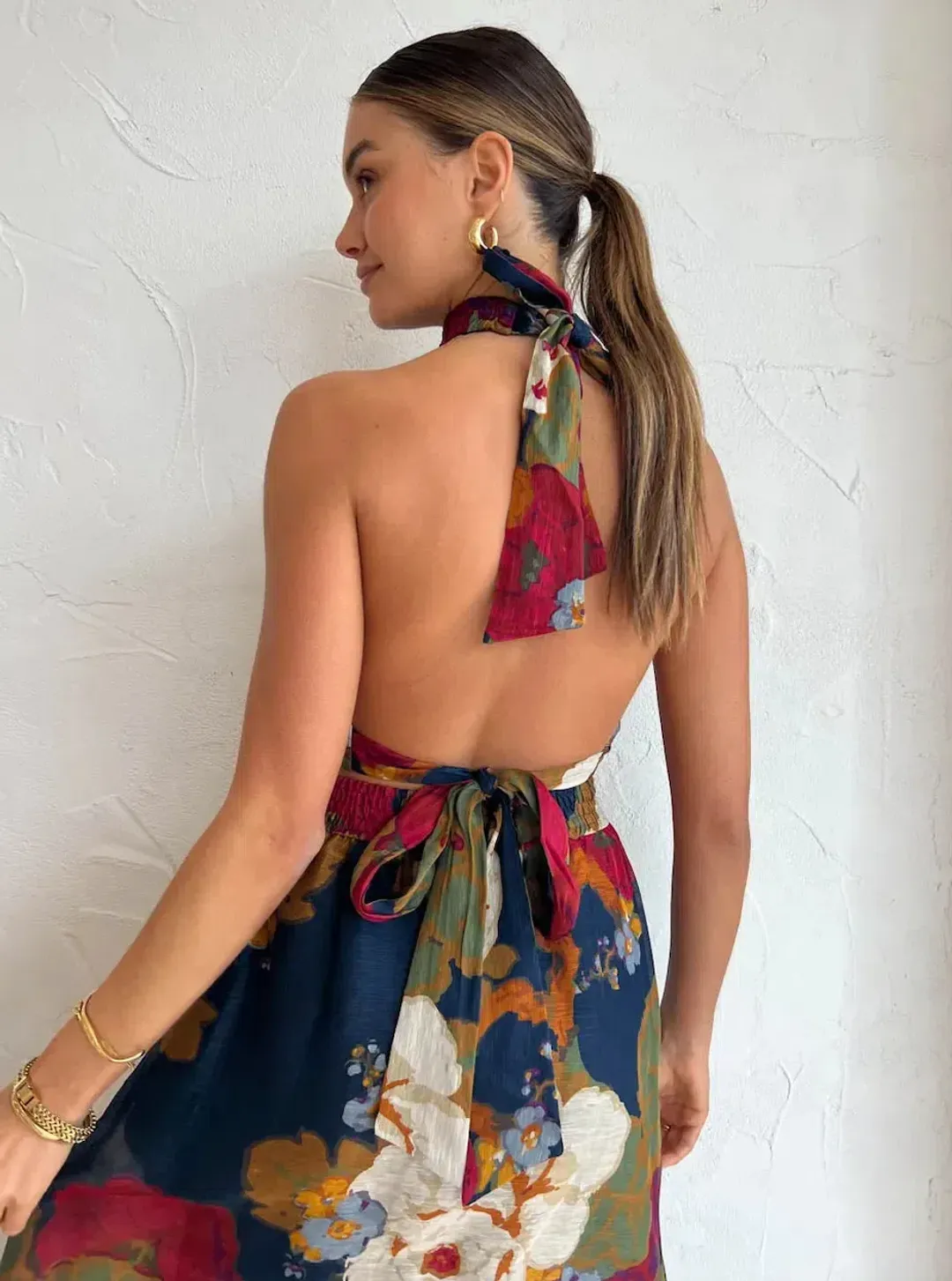 Sir the Label Bonita Halter Top and Maxi Skirt Set Floral Size 6 for rent on The Volte - main image