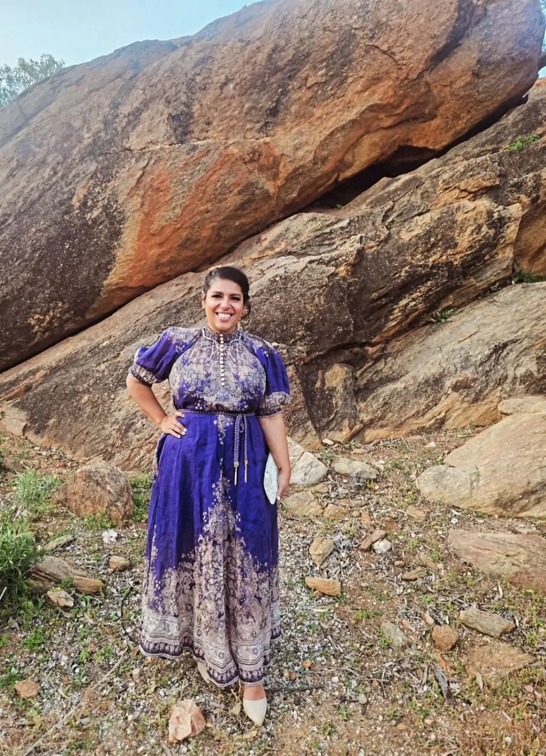 Zimmermann Anneke Swing Maxi Dress Indigo Paisley Size 2 / AU 12 for rent on The Volte - main image