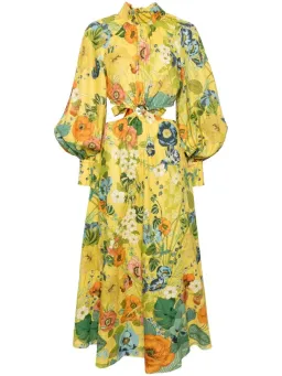 Alemais Cresida Cut Out Midi Dress Multi Size 10 for rent on The Volte - image 5