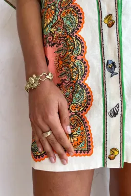 Alemais Trippy Troppo Mini Dress Multi Size 12 for rent on The Volte - image 5