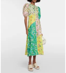 Alemais Kenzie Midi Dress Multi/Floral Size 16 for rent on The Volte - image 1