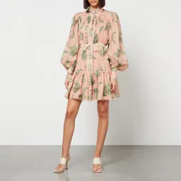 Alemais Bananarama Mini Dress Pink Size 10 for rent on The Volte - image 1