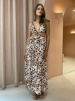 Bec & Bridge Phillipa Maxi Dress Print Size 14 for rent on The Volte - image 1