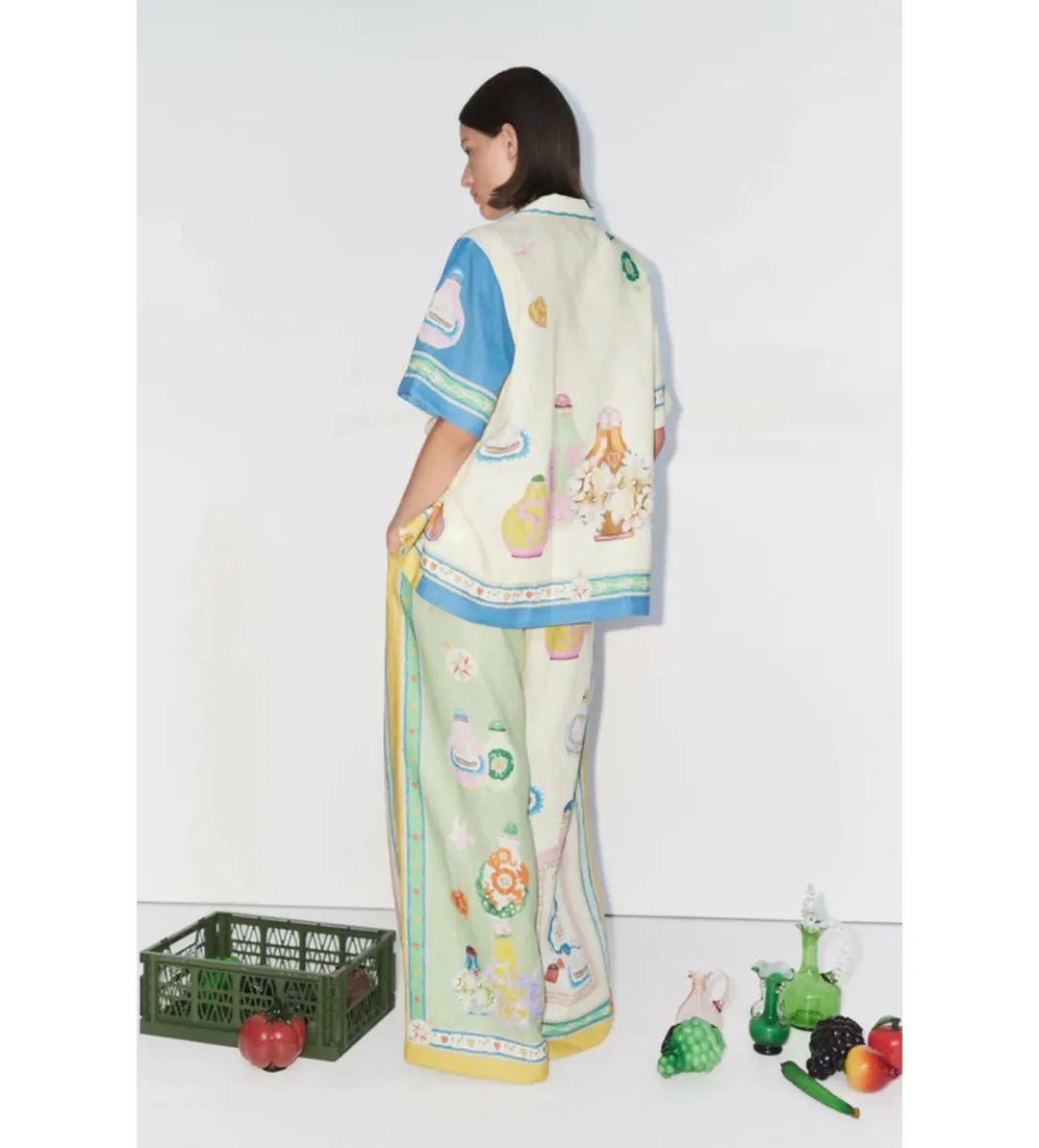 Alemais Elixir Shirt and Pant Set Multi Set 12 for rent on The Volte - main image