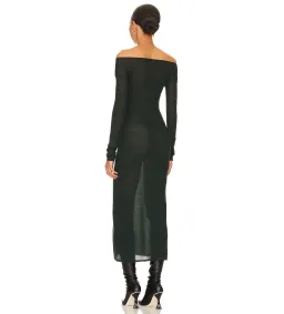 NBD Sandra Midi Dress Deep Green Size 8 for rent on The Volte - image 2