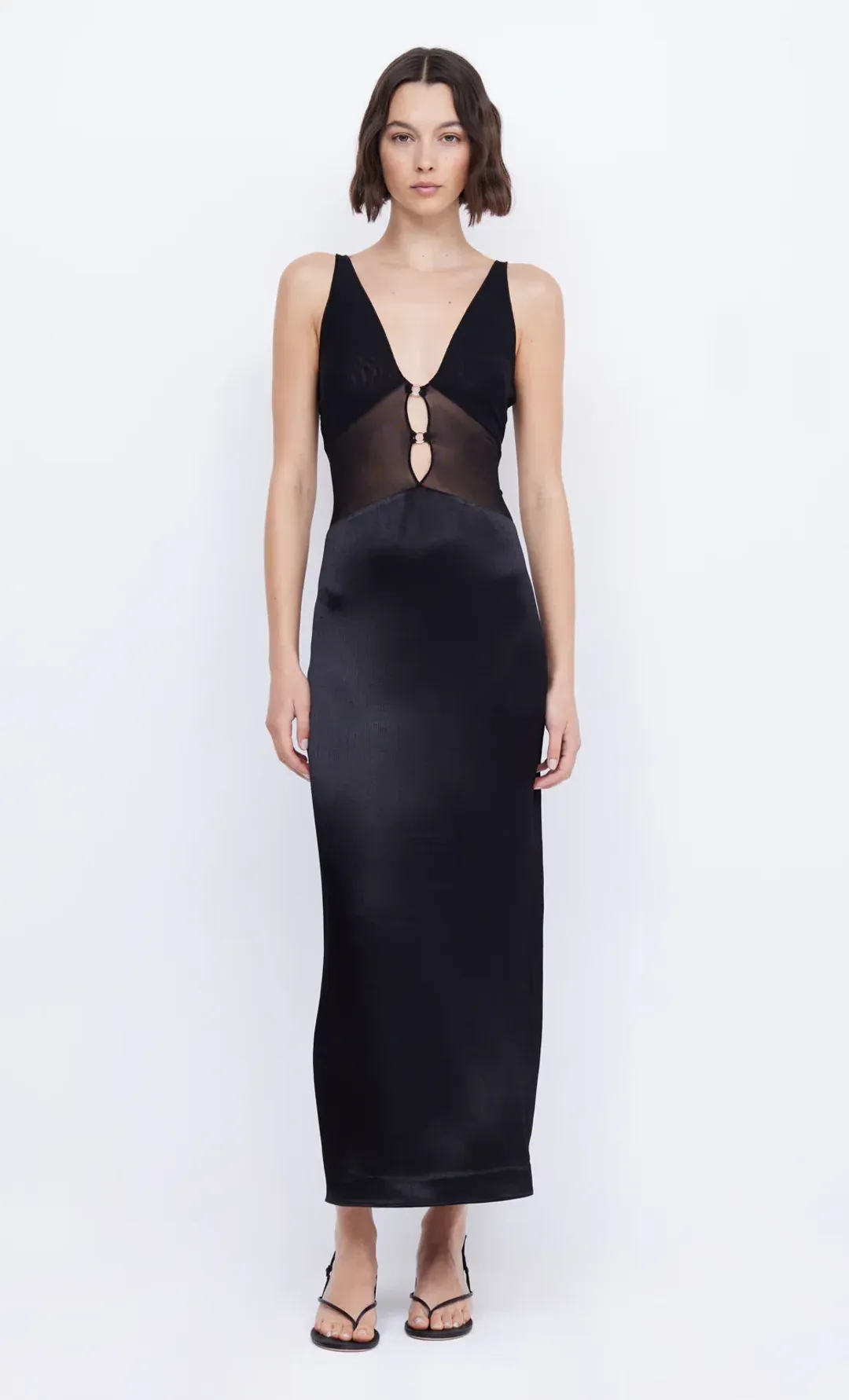 Bec & Bridge Hacie Maxi Dress Black Size 10 for rent on The Volte - main image